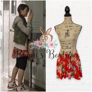 Kira Yukimura's Roxy Floral Print Circle Skirt Teen Wolf